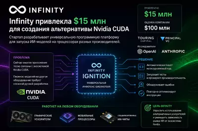 Infinity raises $15 million to build an alternative to Nvidia CUDA  Category: