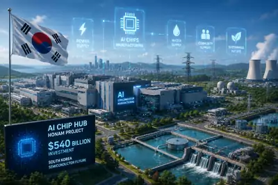 South Korea Plans $540 Billion AI Chip Manufacturing Hub