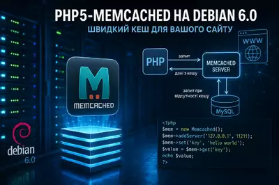 Як прискорювали PHP-сайти за допомогою Memcached на Debian 6.0