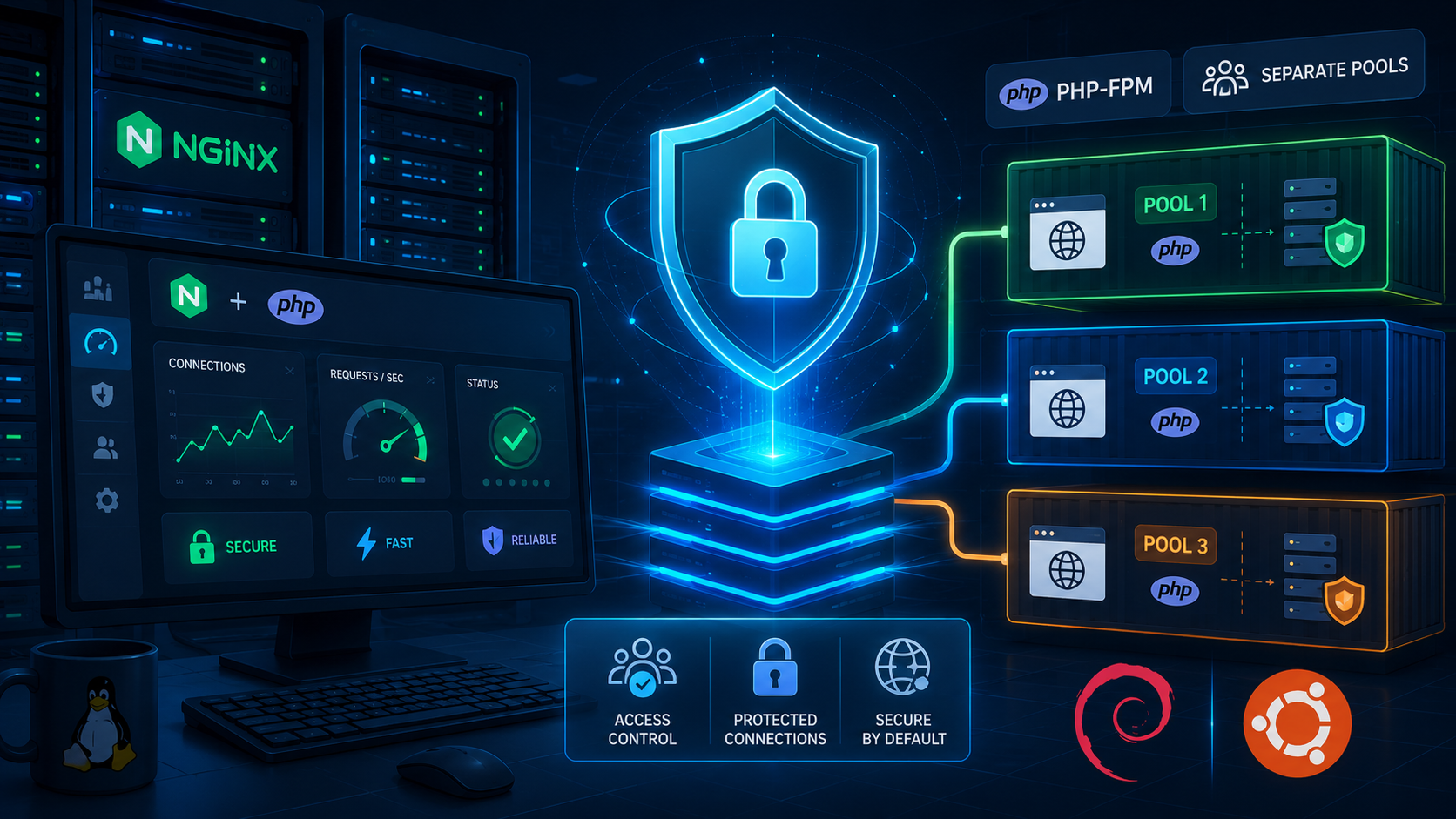 Як підвищити безпеку PHP-FPM і Nginx у Debian та Ubuntu