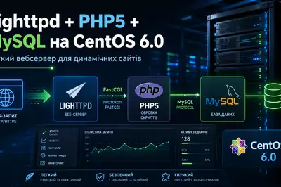 Встановлення Lighttpd із PHP5 та MySQL на сервері CentOS 6.0