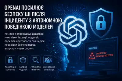 OpenAI посилює безпеку після неочікуваної автономної поведінки експериментальних ШІ-моделей