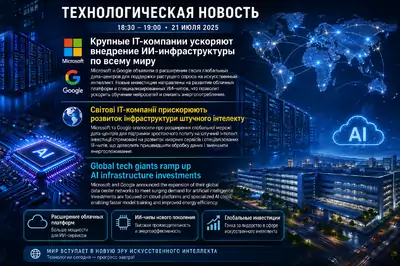 Світові IT-компанії прискорюють розвиток інфраструктури штучного інтелекту