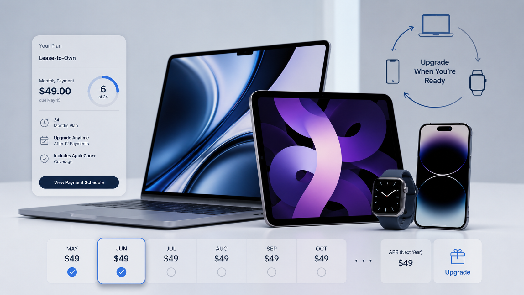 Apple готує програму довгострокової оренди iPhone, iPad і Mac разом із Klarna