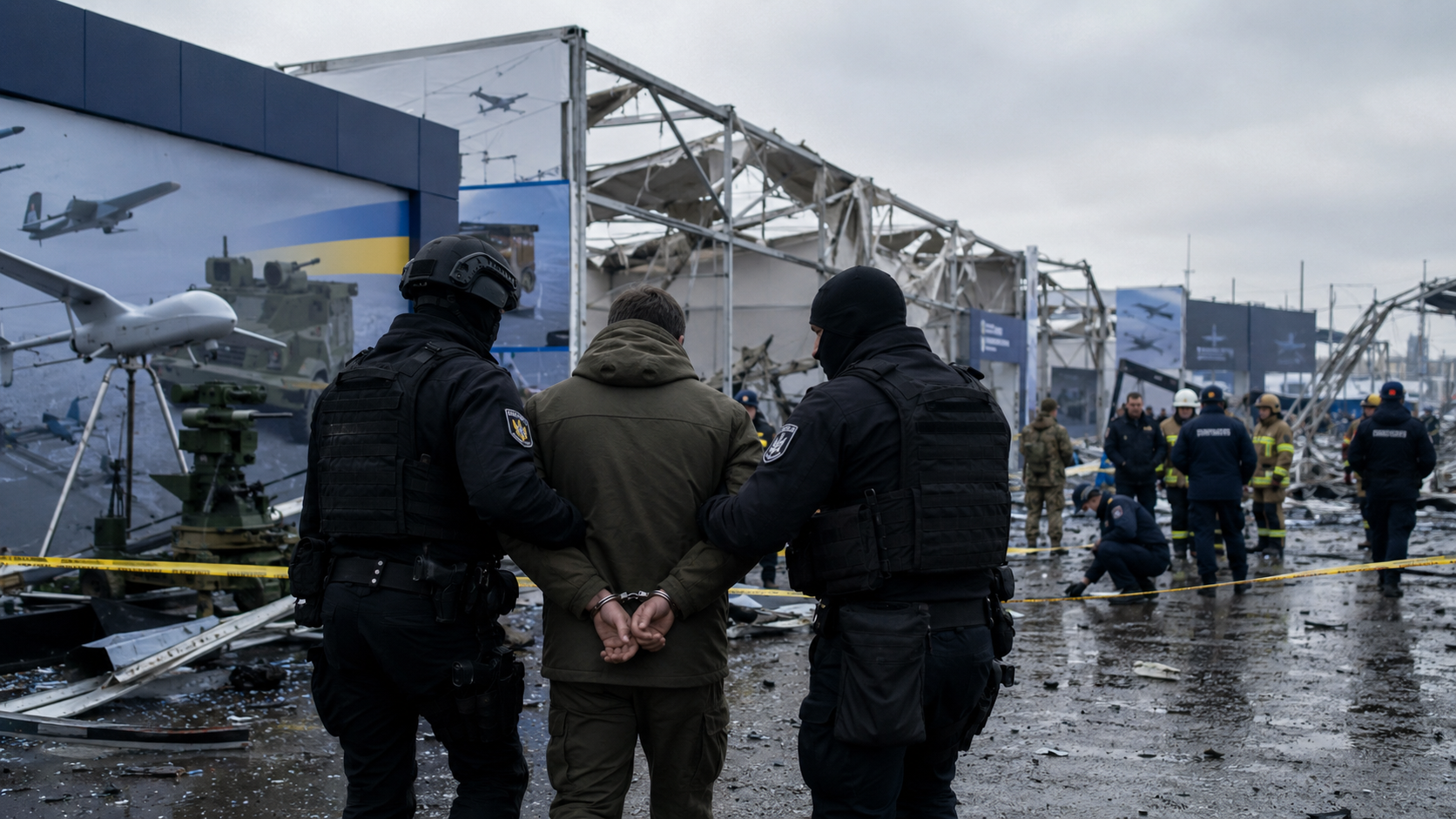Після ракетного удару по виставці зброї на Київщині затримали головного організатора