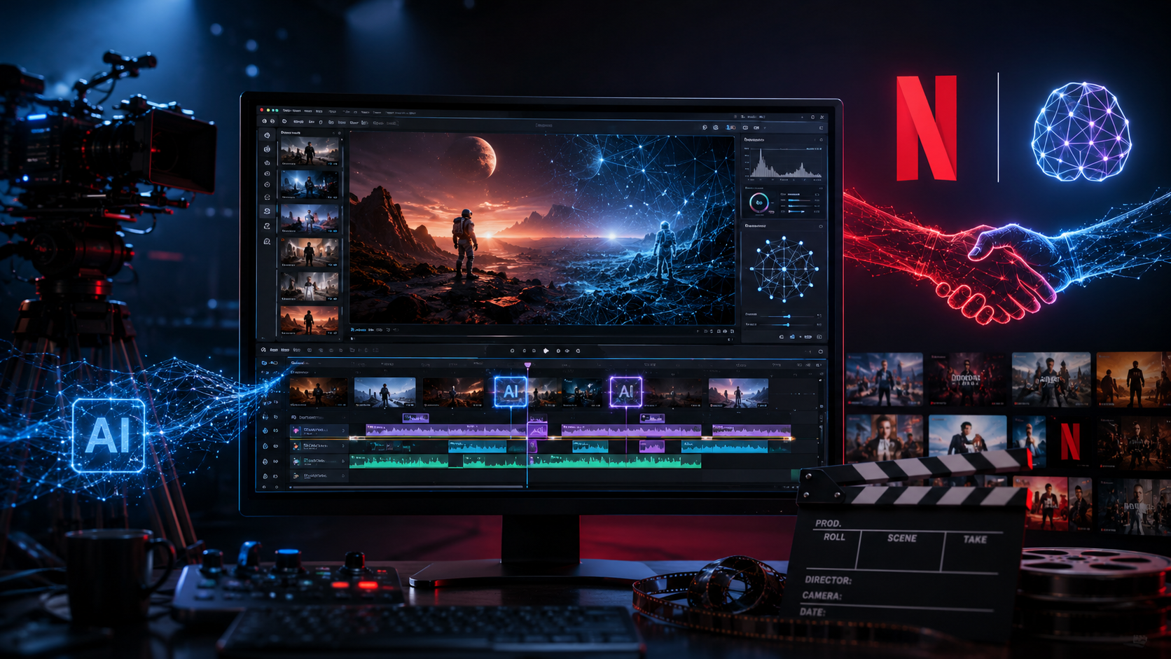Netflix заплатила $587 млн за розробника ШІ-інструментів для кіновиробництва